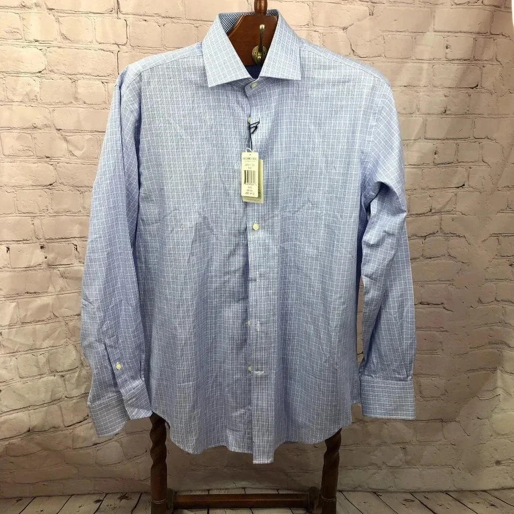 Jack Stone Thomas Dean Button down shirt men's medium office professional preppy